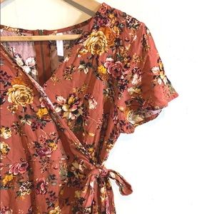 NWOT Dusty rose floral dress